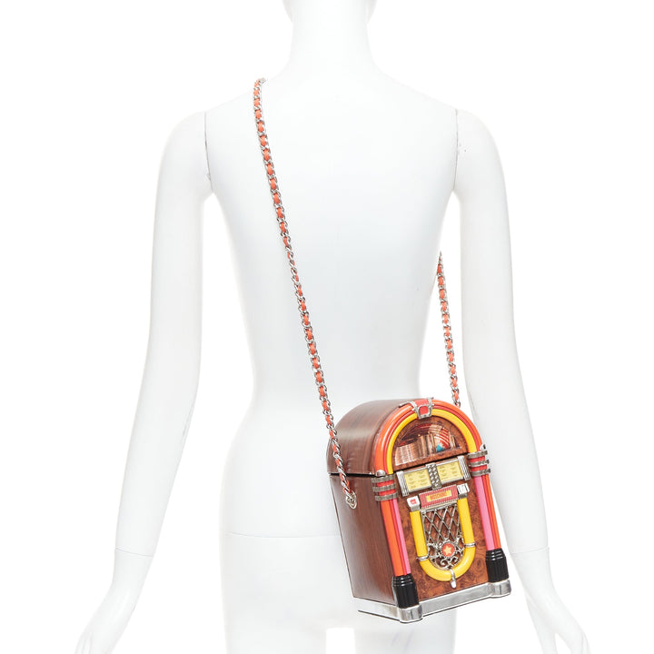 rare MOSCHINO 2022 Runway Jeremy Scott Diner Jukebox crossbody bag