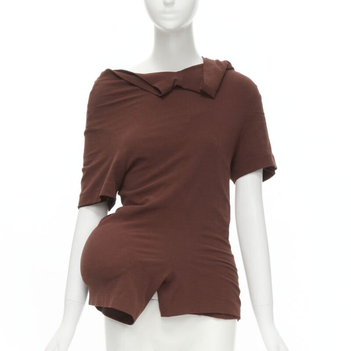 rare COMME DES GARCONS 1997 Lumps Bumps padded irregular cut top skirt set M