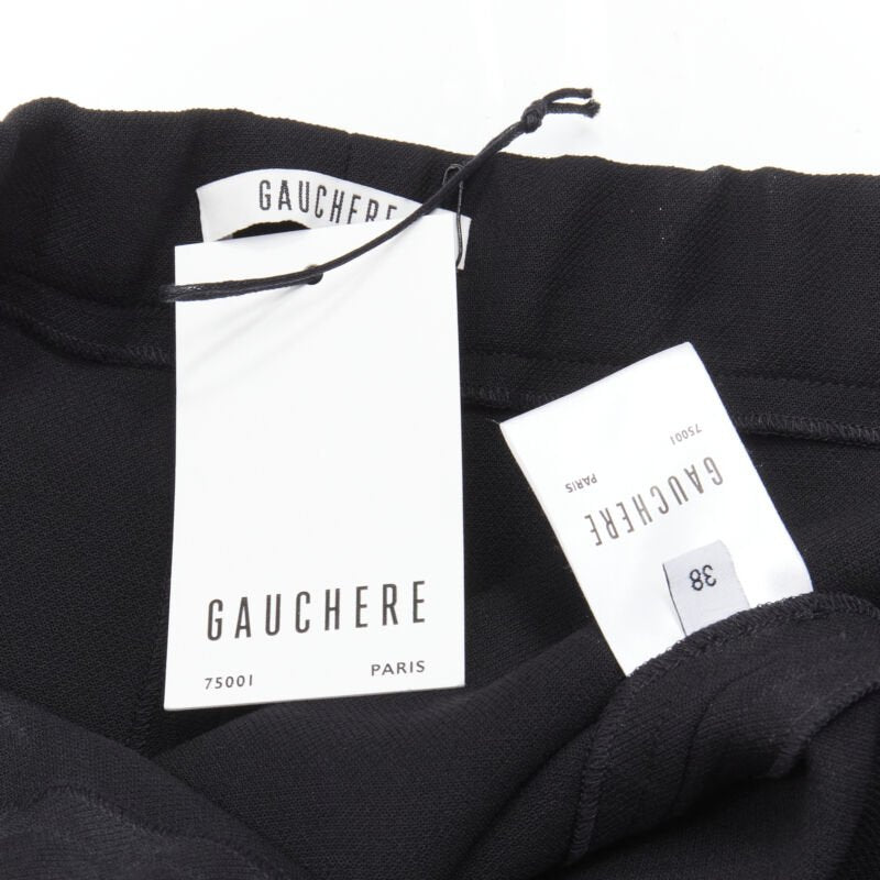 GAUCHERE Rihanna 100% virgin woo wide legl flared trousers FR38 M