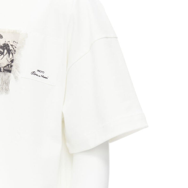 JIL SANDER 2021 Florence Henri photo patchwork oversized boxy t-shirt XS