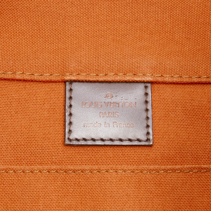 LOUIS VUITTON Bastille Ebene brown Damier LV logo canvas messenger crossbody bag