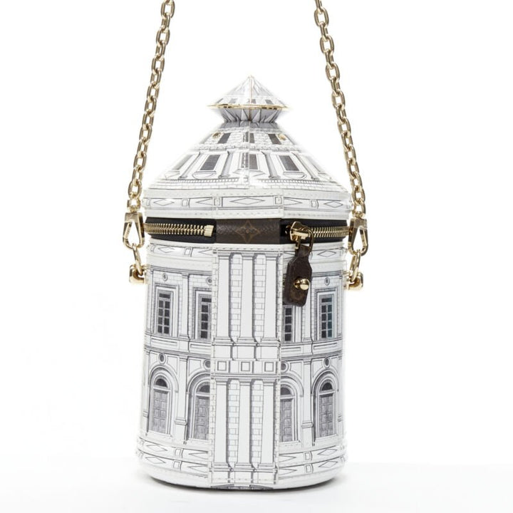 rare LOUIS VUITTON FORNASETTI 2021 Cannes Vase Architettura 3D crossbody bag