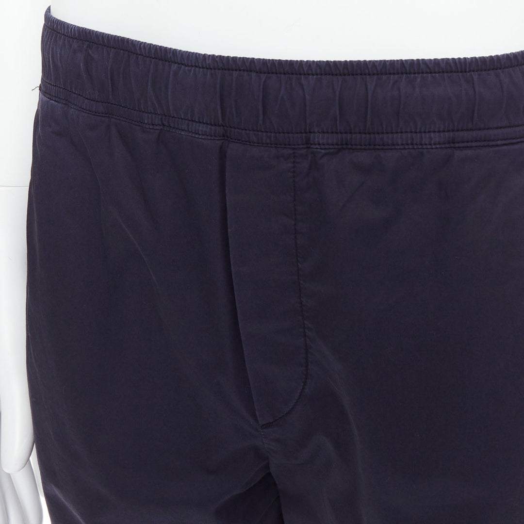 BOTTEGA VENETA navy washed cotton pocketed casual shorts IT46 S