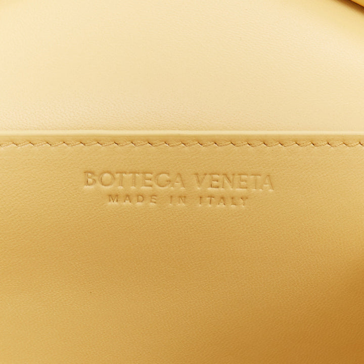 BOTTEGA VENETA Sherpa Teddy Gold yellow shearling chain underarm shoulder bag