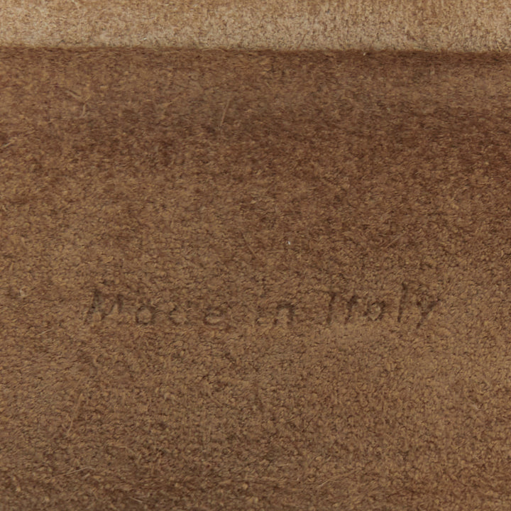 CELINE Mini Belt beige calfskin leather loop through crossbody handle bag