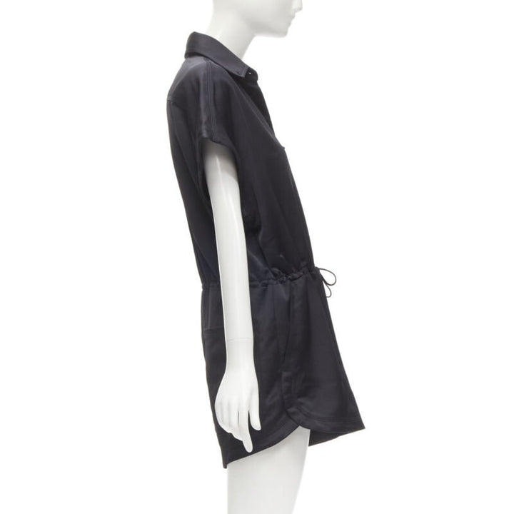 OFF WHITE C/O VIRGIL ABLOH black logo mechanic pocket boxy romper IT40 S