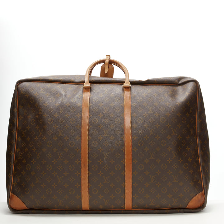 LOUIS VUITTON Sirius 70 brown LV monogram canvas large travel bag