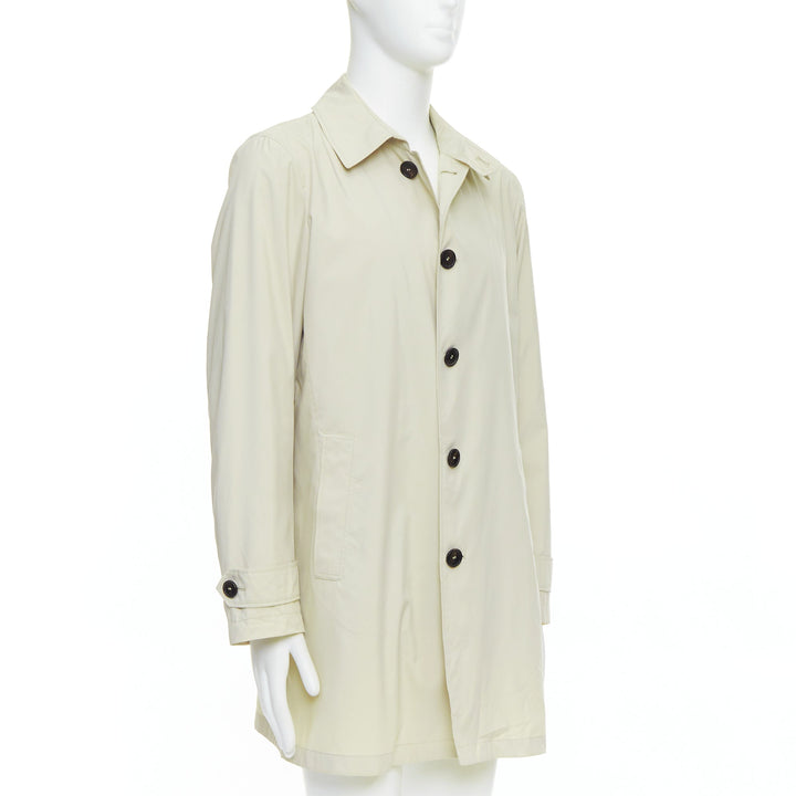 ALLEGRI City Nylon beige packable superlight black buttons coat IT48 M