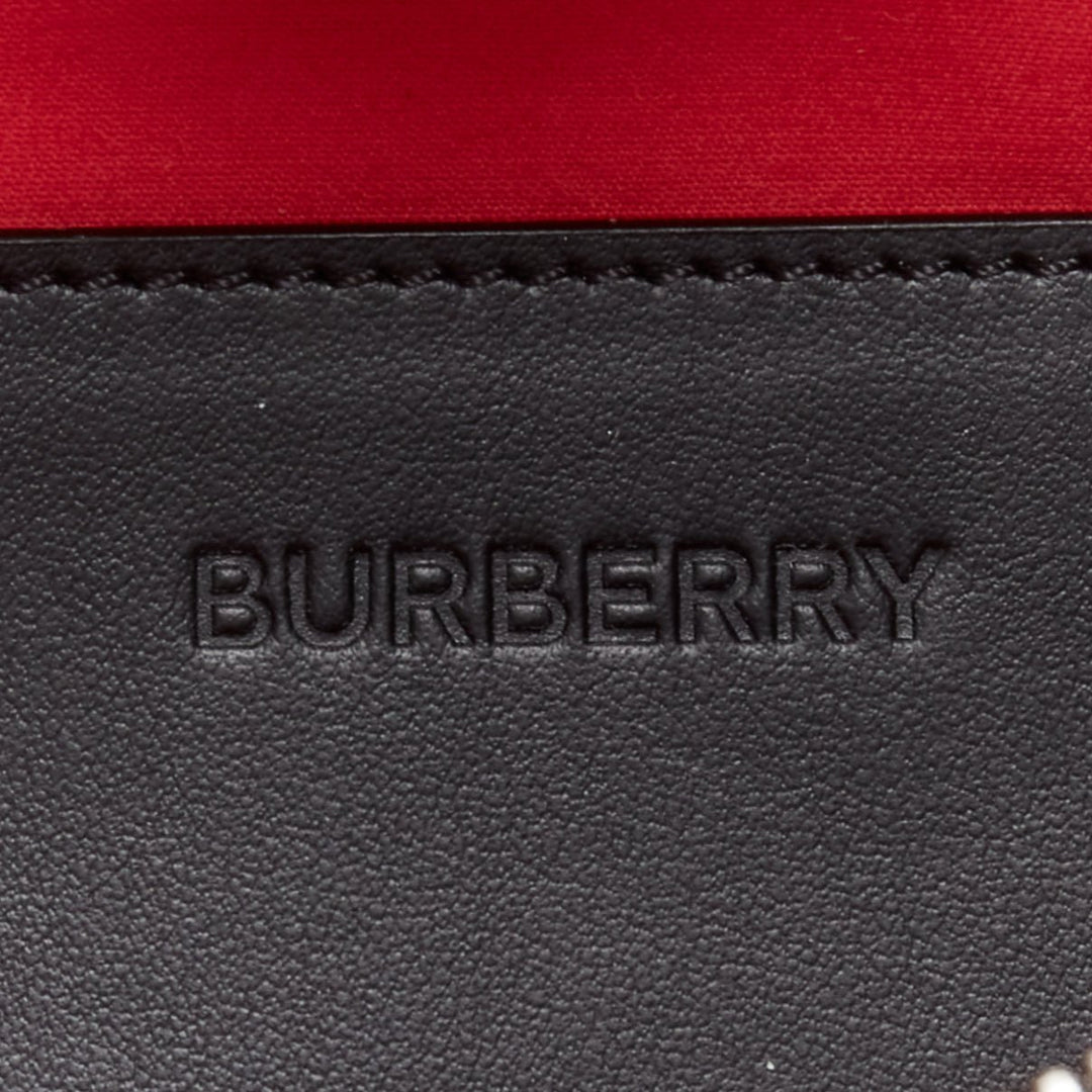 BURBERRY Econyl Signature House Check brown checkered zip bum bag crossbody