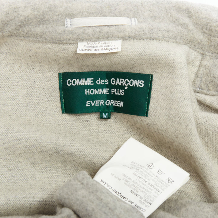 COMME DES GARCONS HOMME PLUS 2005 Evergreen grey wool blazer jacket M