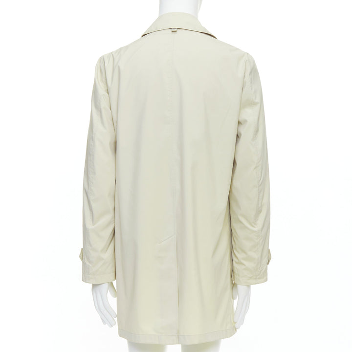 ALLEGRI City Nylon beige packable superlight black buttons coat IT48 M