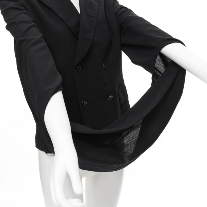 COMME DES GARCONS 1990 infinity loop sleeve double breasted blazer jacket S