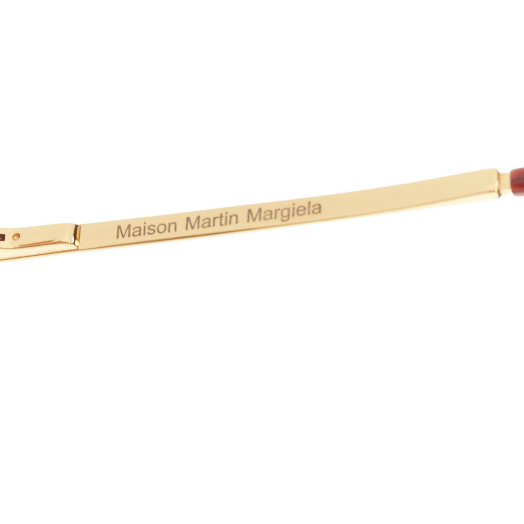 MAISON MARTIN MARGIELA MYKITA MMM02G gold cut out aviators