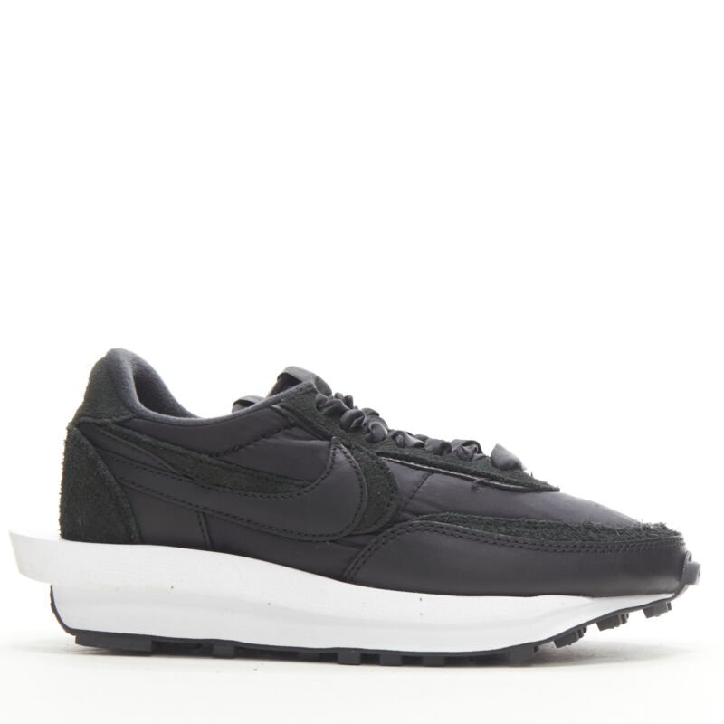 NIKE SACAI LD Waffle BV0073 002 black white sneaker US5 EU37.5