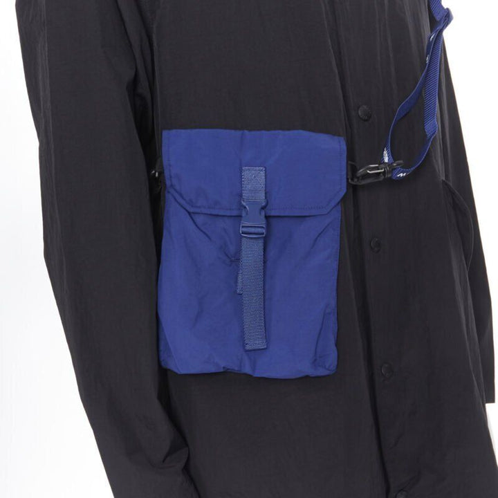 THE NORTH FACE KAZUKI KARAISHI Black Flag Blue Bravo 2 long raincoat L / XL