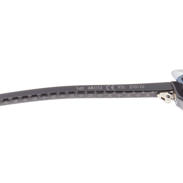 LOUIS VUITTON Z1011U For Your Eyes Only  silver cat eye sunglasses