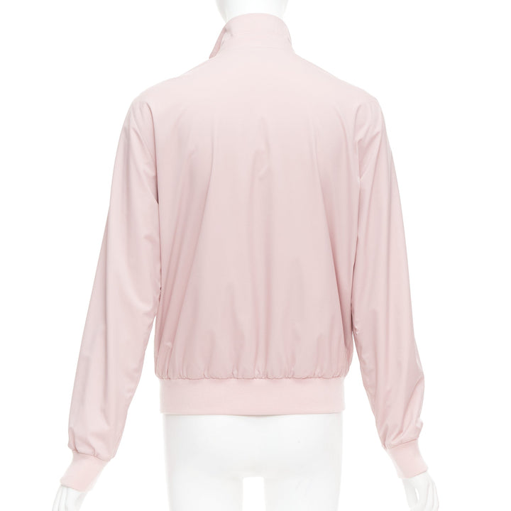 LORO PIANA Green Storm System Windjersey pink reversible bomber M