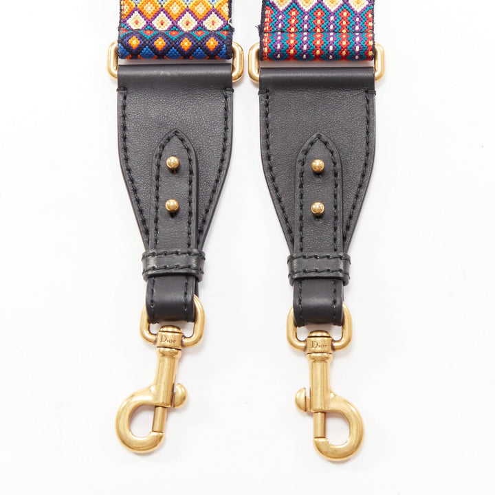 CHRISTIAN DIOR Fiesta Medallions Limited metal embellished ethnic bag strap 50mm