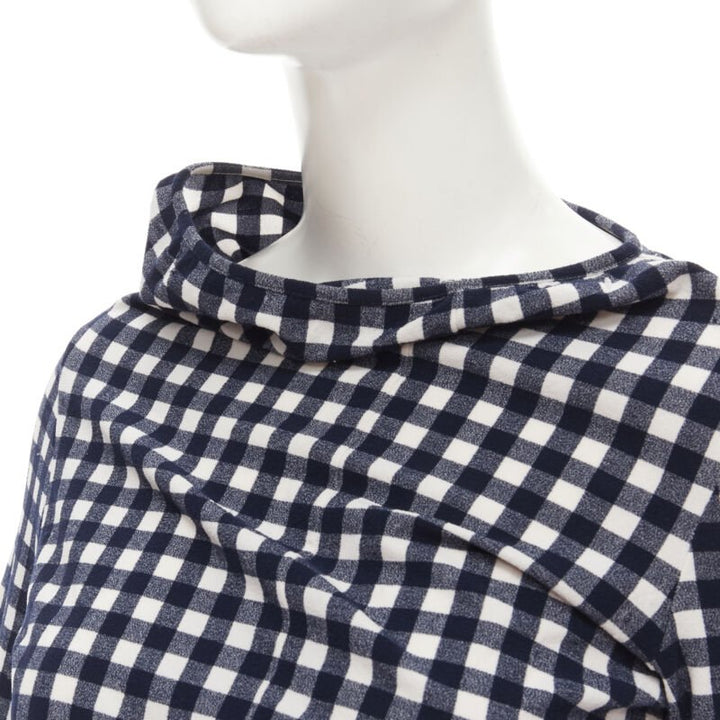 COMME DES GARCONS 1997 Vintage Lumps and Bumps gingham checked blue red set
