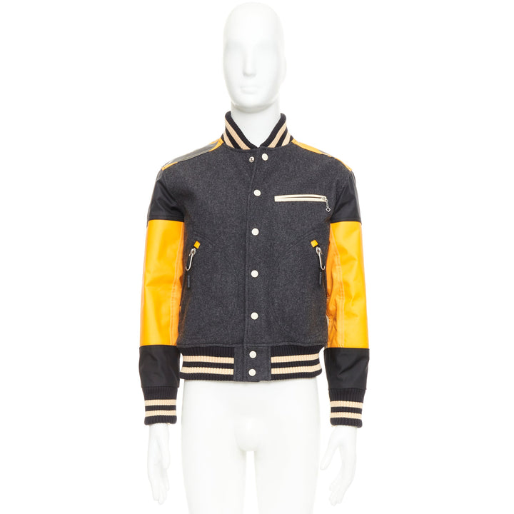 rare JUNYA WATANABE North Face 2017 yellow grey duffel deconstructed bomber XS