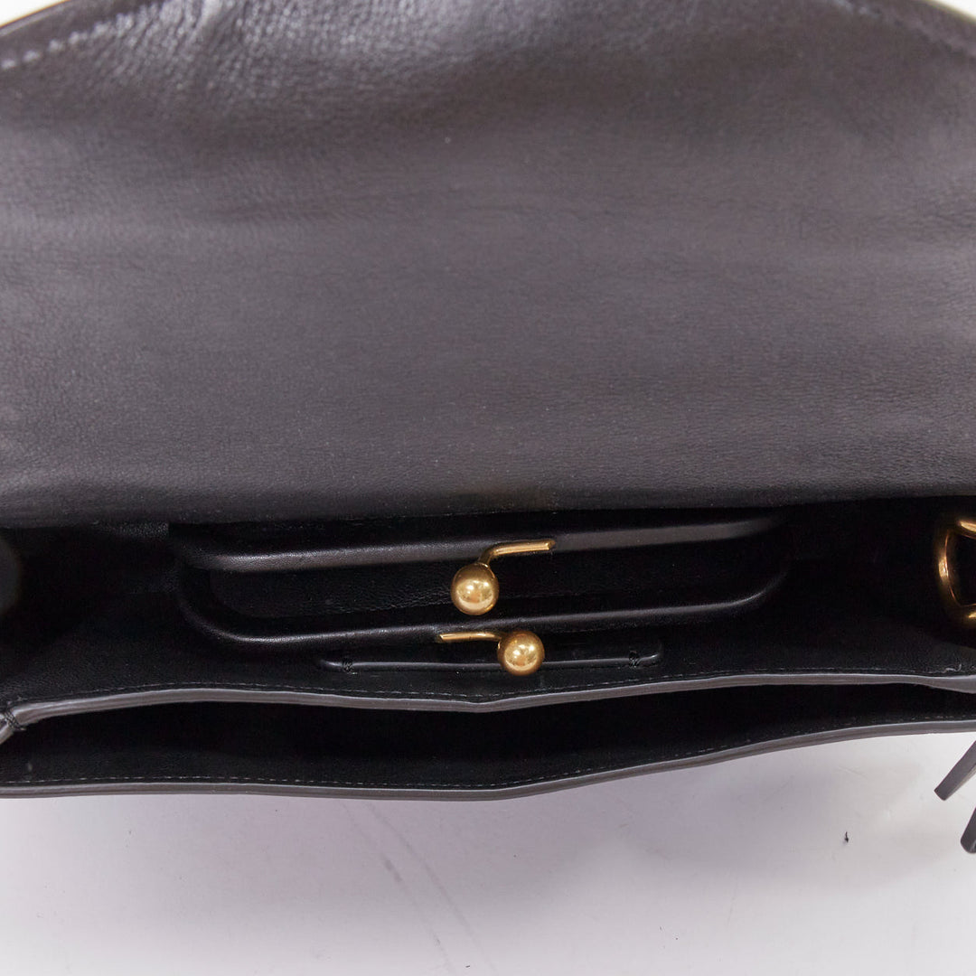 COACH RODARTE Courier multicolour floral applique leather chain crossbody bag