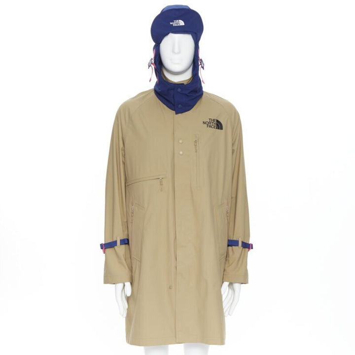 THE NORTH FACE KAZUKI KARAISHI Kelp Tan Blue Futurelight raincoat S M