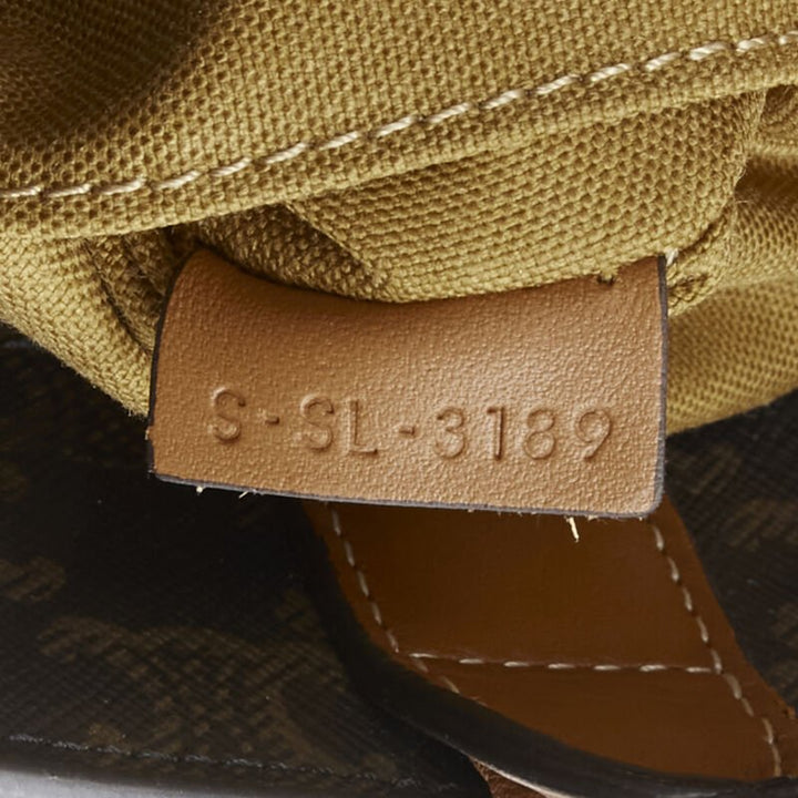 CELINE Hedi Slimane Triomphe Canvas brown monogram Vertical Cabas tote bag