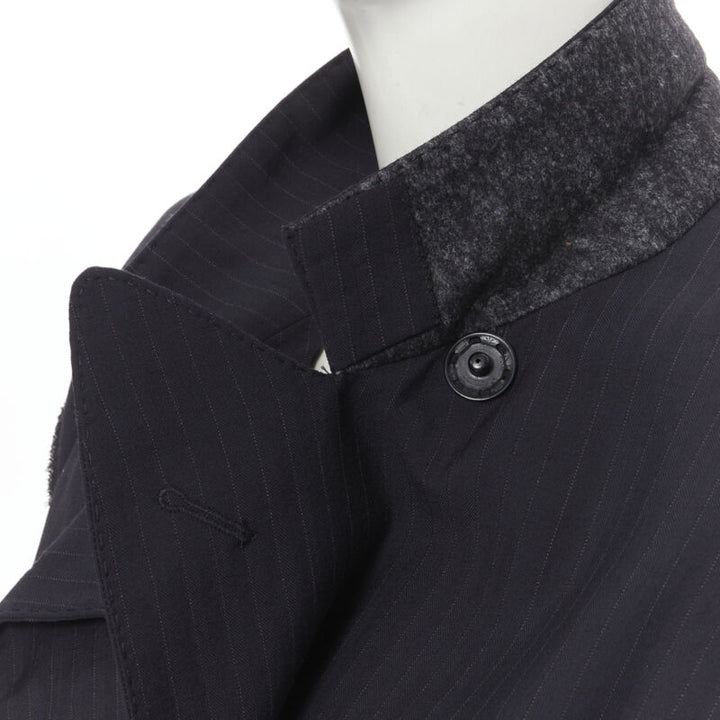 rare MAISON MARGIELA 1990 deconstructed padded shoulder cigarette jacket IT40