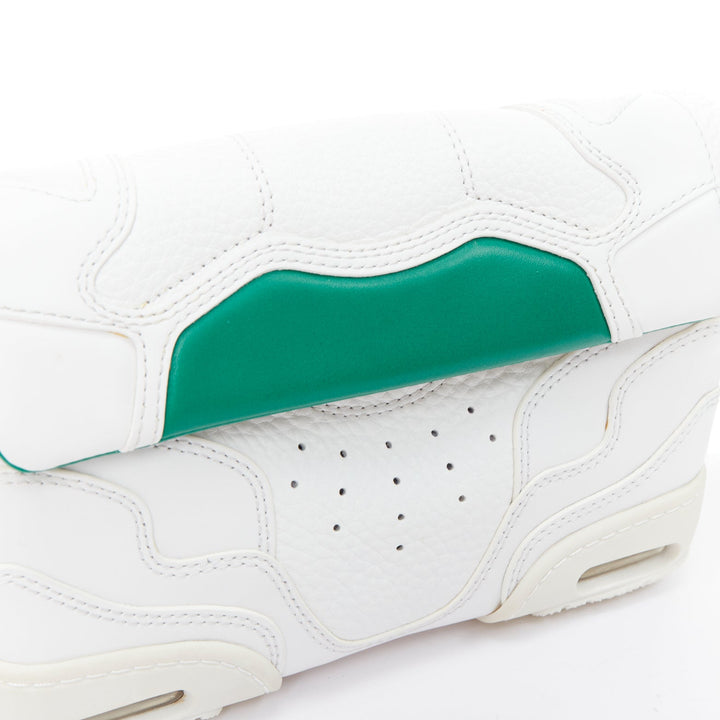 ALEXANDER WANG Runway Sneaker white green leather clutch crossbody bag