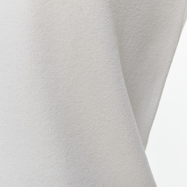 LOUIS VUITTON white viscose polyester lace knit collar sleeveless vest S