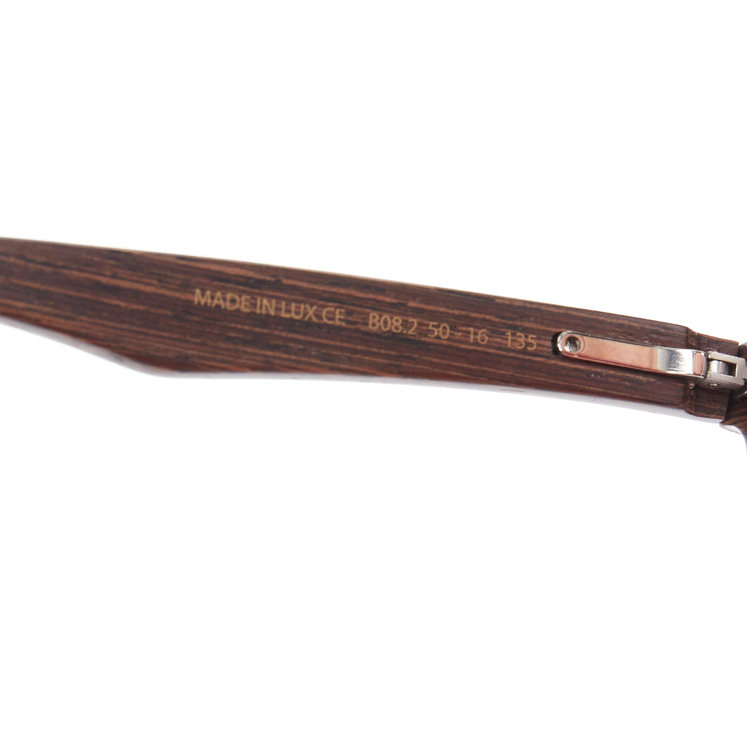 GOLD & WOOD B08.2 brown wood ombre lens spring sunglasses