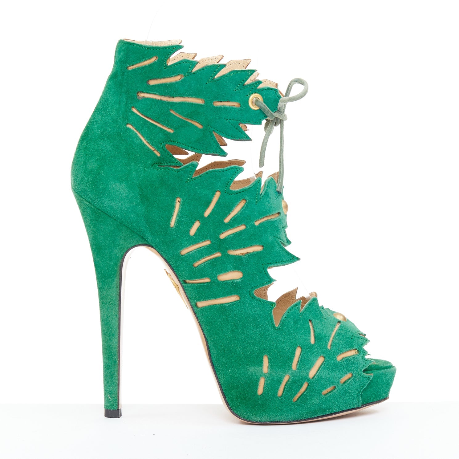 Charlotte Olympia - Green Women Party/Cocktail Shoes | JHROP