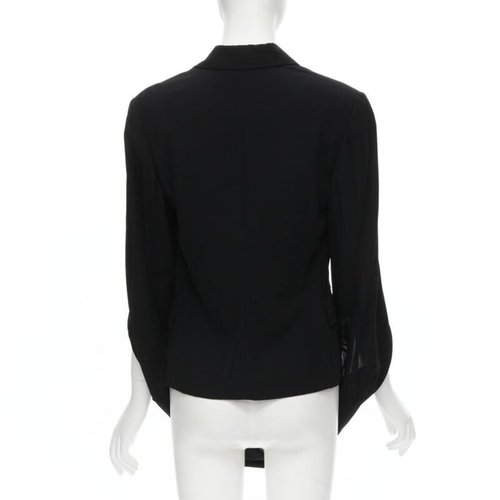 COMME DES GARCONS 1990 infinity loop sleeve double breasted blazer jacket S