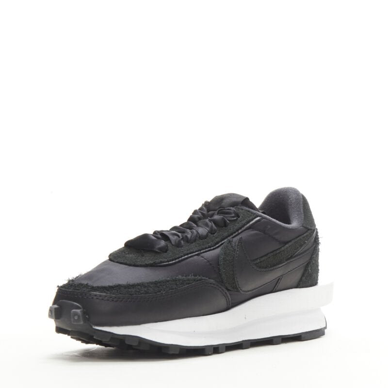 NIKE SACAI LD Waffle BV0073 002 black white sneaker US5 EU37.5