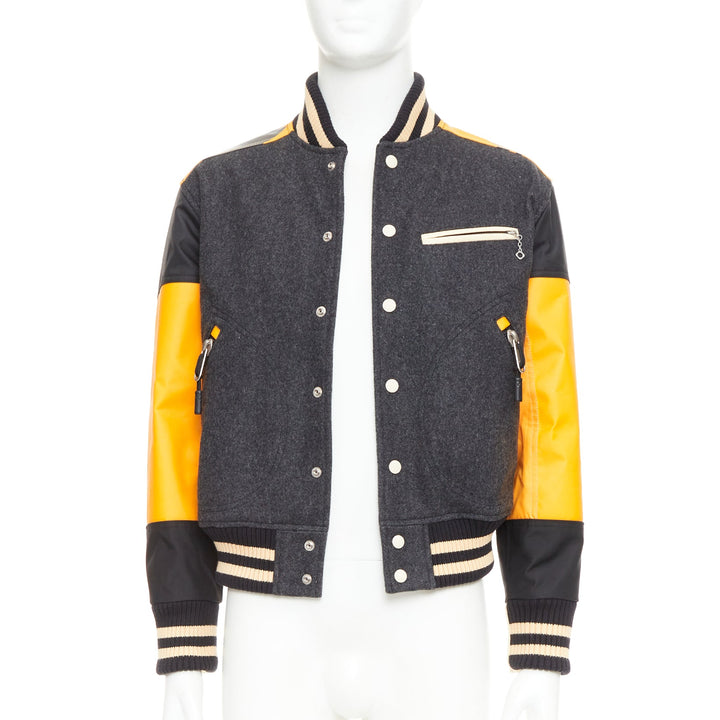 rare JUNYA WATANABE North Face 2017 yellow grey duffel deconstructed bomber XS