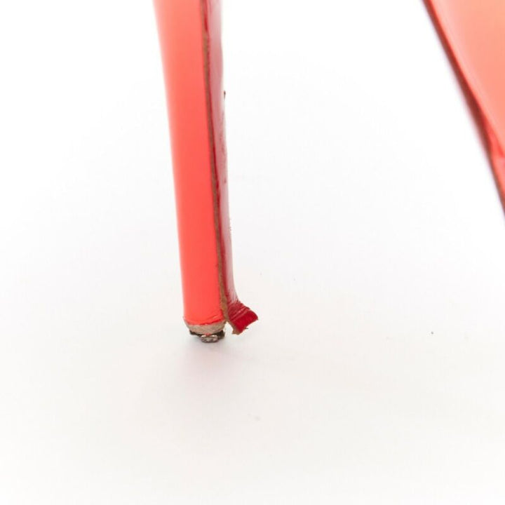 CHRISTIAN LOUBOUTIN Lady Peep 130 fuchsia hot pink platform high heel shoes EU36