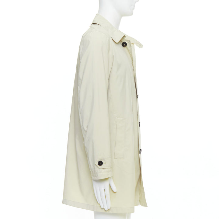 ALLEGRI City Nylon beige packable superlight black buttons coat IT48 M