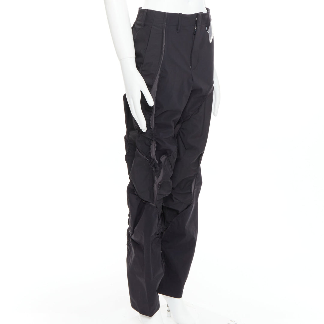 POST ARCHIVE FACTION 6.0 Technical Left black deconstructed pants S