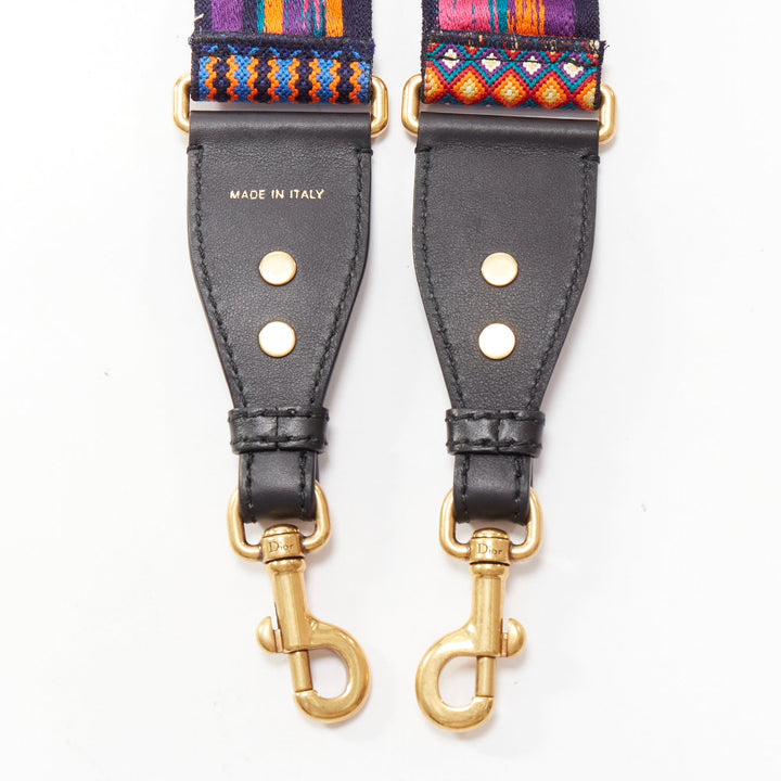 CHRISTIAN DIOR Fiesta Medallions Limited metal embellished ethnic bag strap 50mm