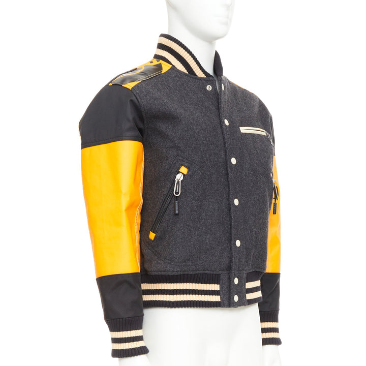 rare JUNYA WATANABE North Face 2017 yellow grey duffel deconstructed bomber XS