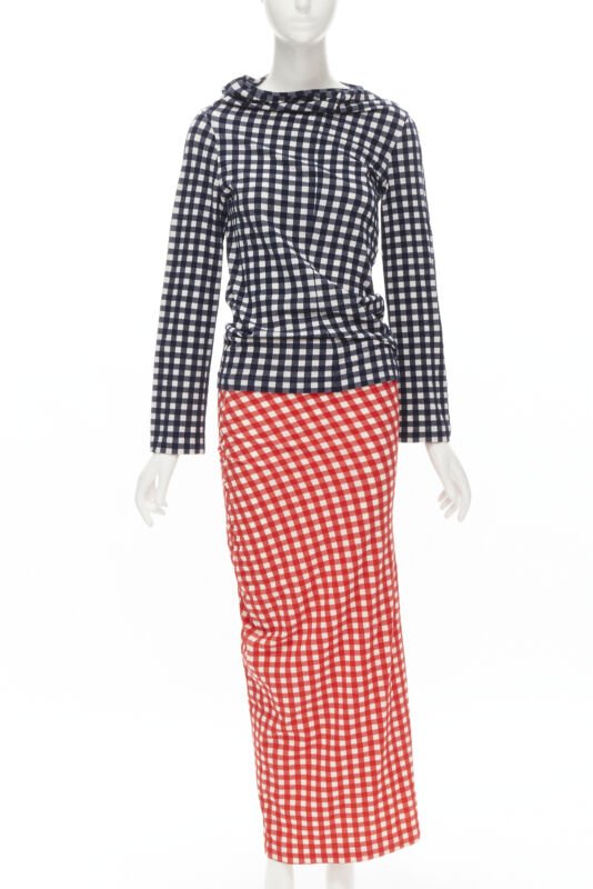 Gingham Comme Des Garcons Spring 1997 Meets Dress Comme