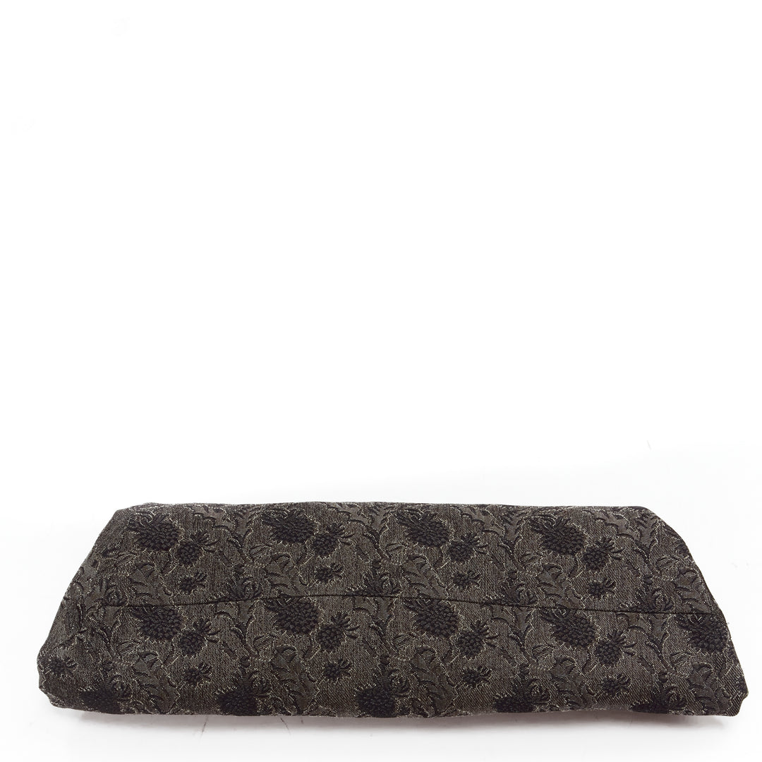 rare JUNYA WATANABE 1999 grey floral lace jacquard transformable jacket M