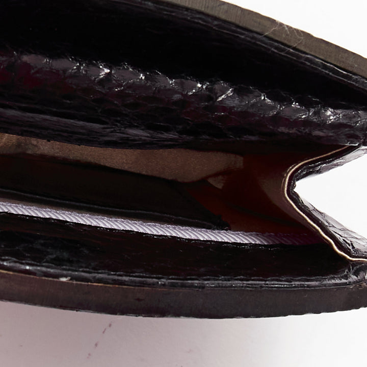 rare JIMMY CHOO black acrylic silver star crystal embellished mini clutch bag