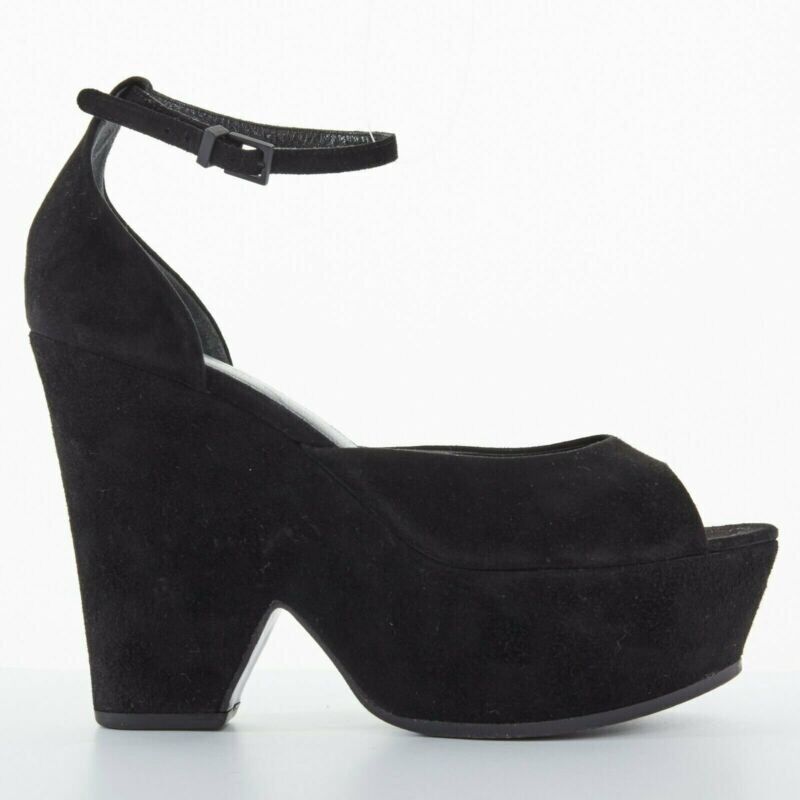 PHOEBE PHILO ブラックスエードのフリンジカフ Celine by Phoebe Philo - Black Women Party/Cocktail Shoes