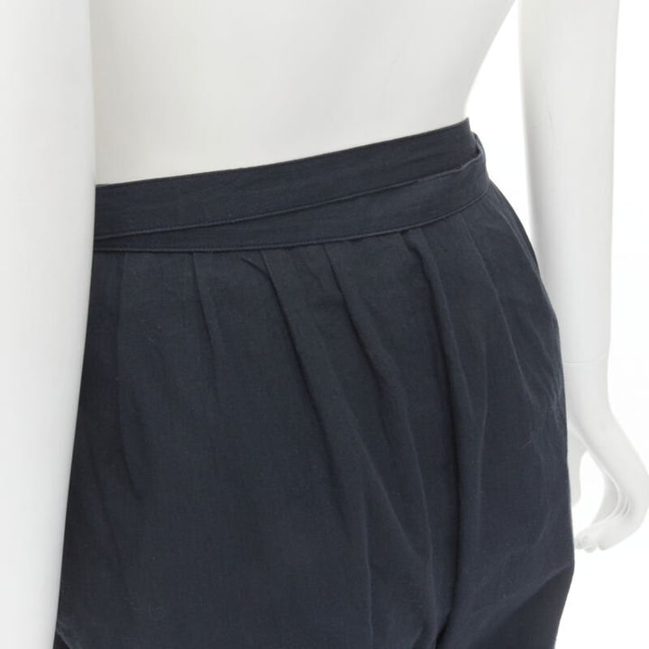 COMME DES GARCONS Vintage 1980s double bow tie waist slim leg pants S