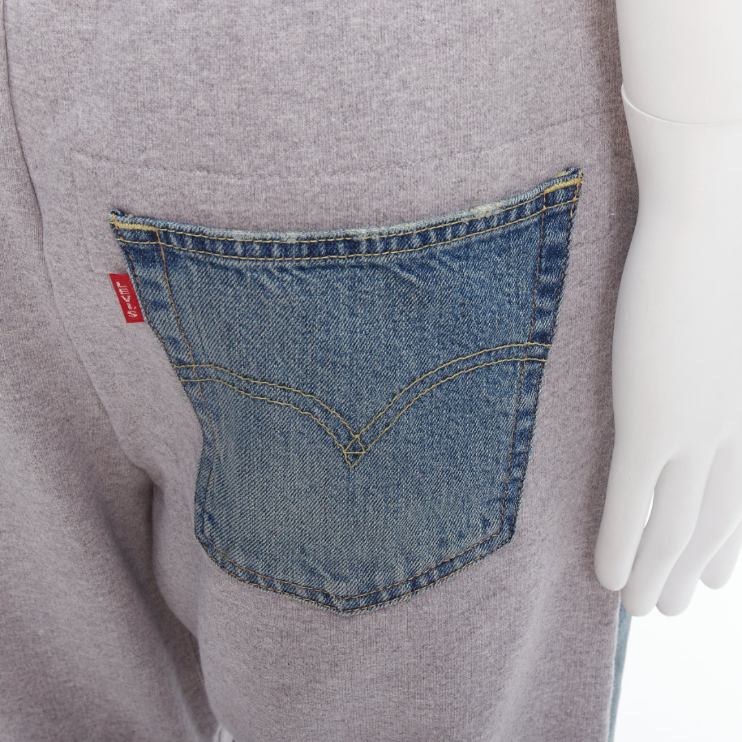 JUNYA WATANABE LEVI'S 2022 deconstructed denim patch joggers M