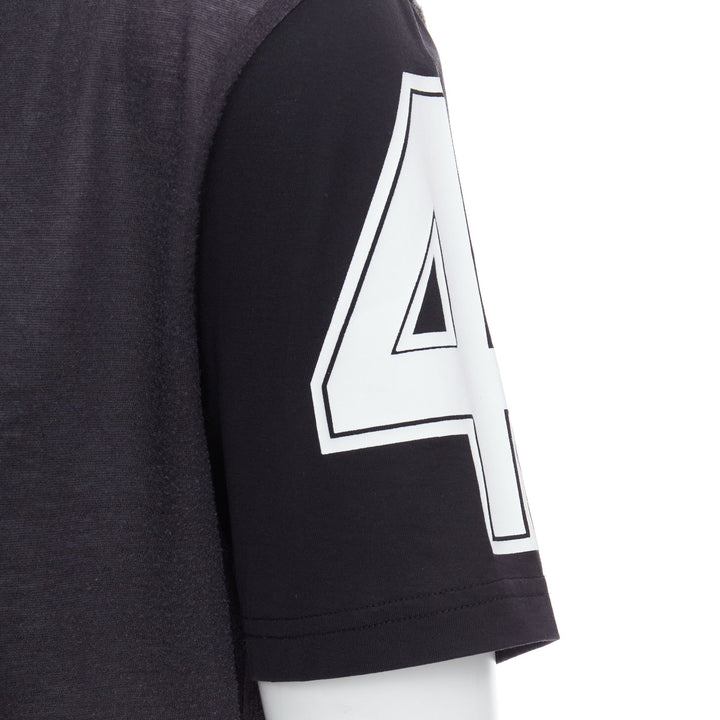 GIVENCHY 2013 Bird of Paradise star applique washed cotton tshirt M