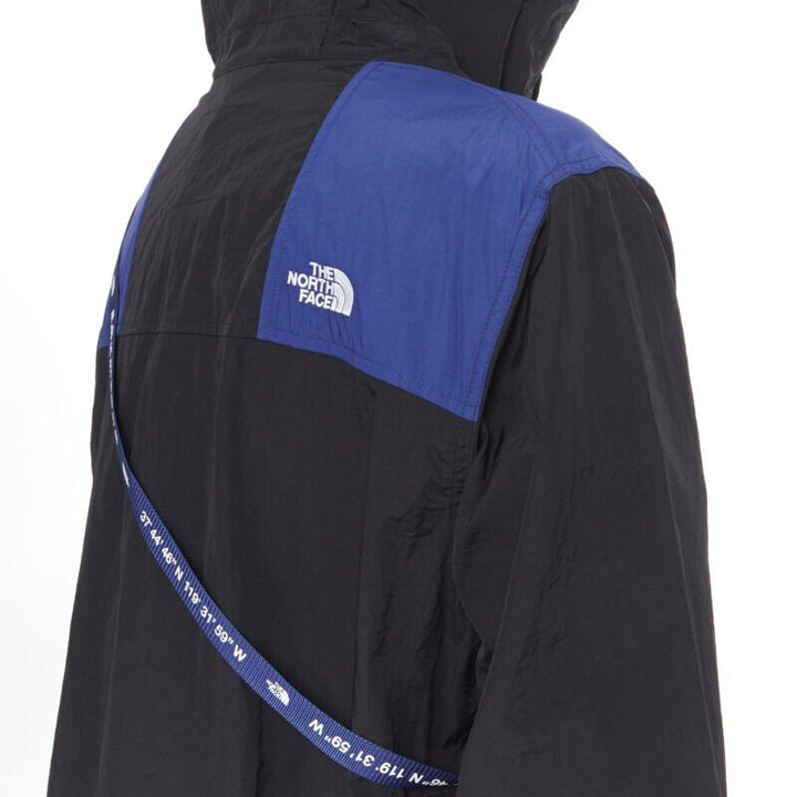 THE NORTH FACE KAZUKI KARAISHI Black Flag Blue Bravo 2 long raincoat L / XL
