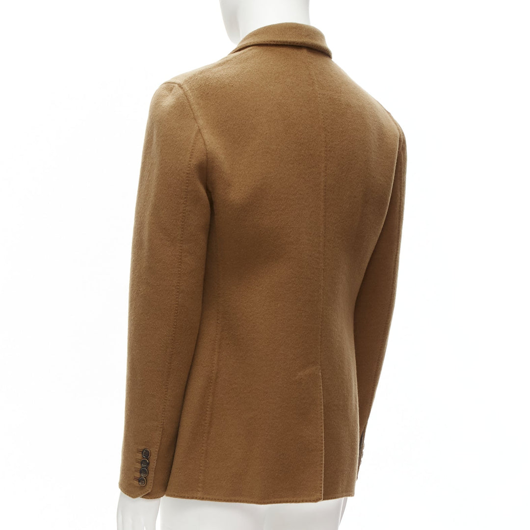 BERLUTI 100% cashmere double faced double breasted jacket IT50 L