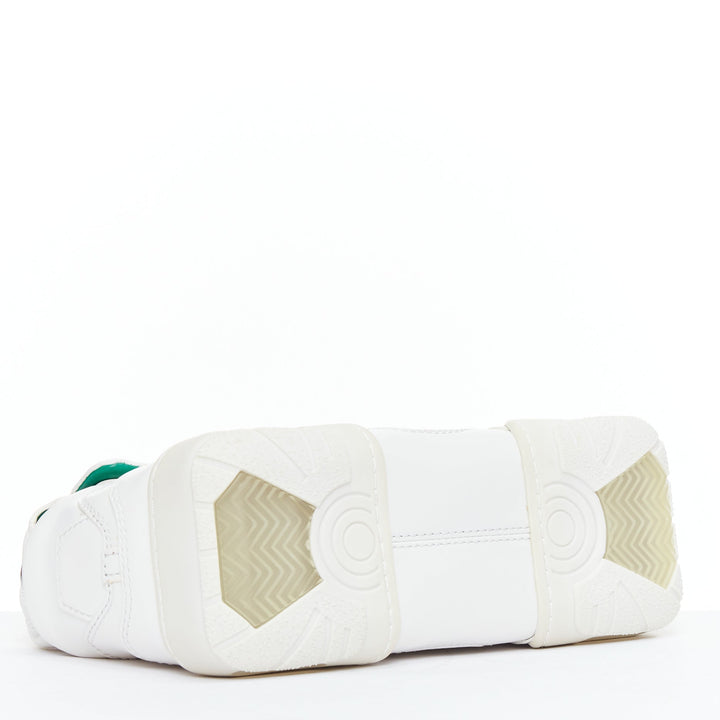ALEXANDER WANG Runway Sneaker white green leather clutch crossbody bag